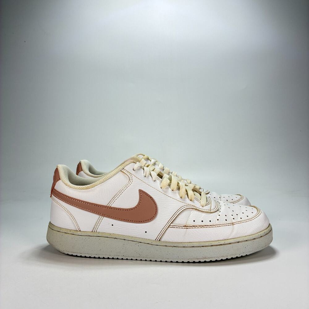 Nike Court Vision Low Next Nature White Pink DH3158-102 Women's Sz 11.5 Men's 10